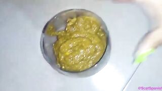 Shit and sweets in the cup