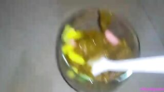 Shit and sweets in the cup