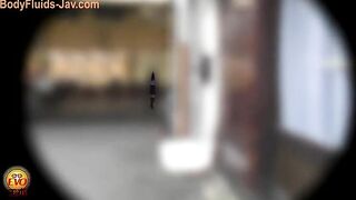Japanese cutie teen girl caught pooping