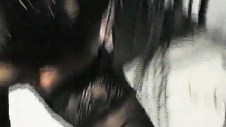 Milf taking heavy shit in her mouth