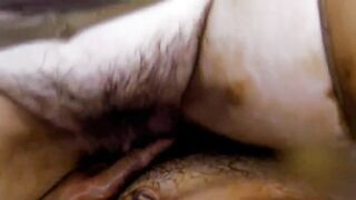 Lovely amateur wife riding dick and shitting