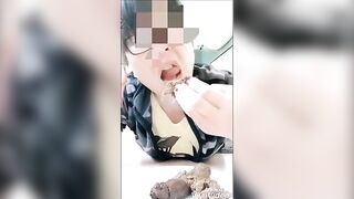 Lovely maid and jelly dildo