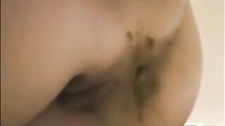 Dirty lovely ass milf farting and shitting