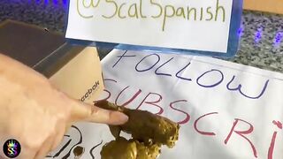 Beautiful ass hole and green shit POV