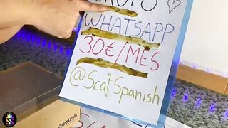 Beautiful ass hole and green shit POV