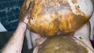 Slutty girl getting drilled in the ass