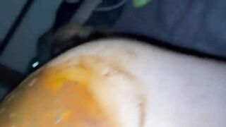 Slutty girl getting drilled in the ass