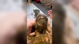 Sub wife sucking dirty cock