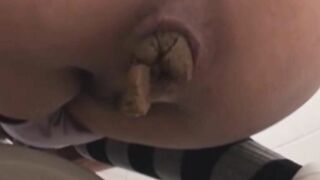 Horny wife showing her big asshole