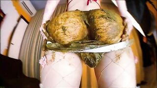 Big booty and plastic panties