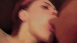 Russian redhead leaking liquid shit