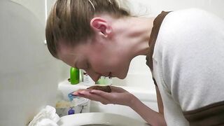 Smelling shit Straight Out Of The Toilet