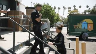Hot Cop lady poops