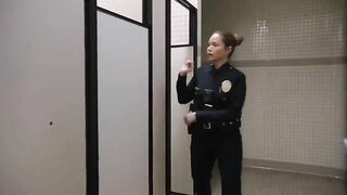 Hot Cop lady poops