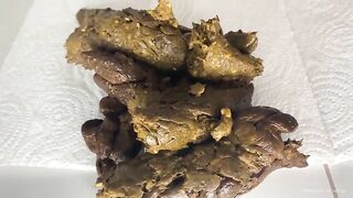 Gorgeous tight asshole and sweet sticky poop