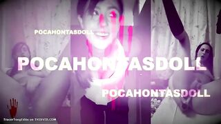 Curvy naked chick masturbates and poop