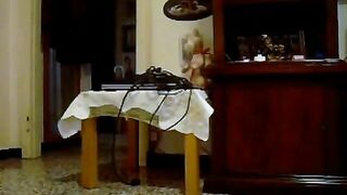 Beautiful tall sexy gal pooping for you