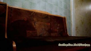 Cute young girl fingering and poop teasing solo