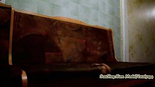 Cute young girl fingering and poop teasing solo