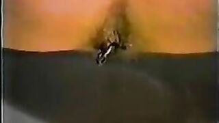 Lovely brunette gal poops in the bathtub