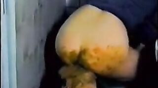 Mature dude eating heavy shit