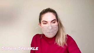 Seductive brunette gal and pink pooping asshole