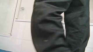 Gorgeous ass girl ass fingering and pooping