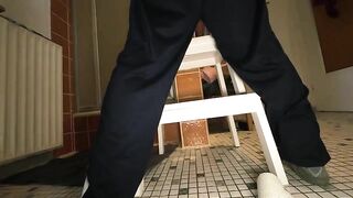 Slut teasing and pooping booty