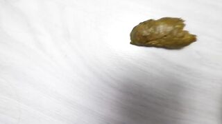 Fantastic redhead yummy babe poops for slave