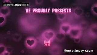 Cheeky blonde milf spread legs for garden poop