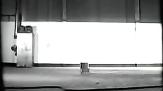 Man shoves a giant dildo in his ass