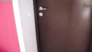 Delivery of food for the toilet slave