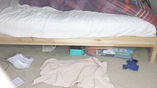 Poor girl poops on the towel