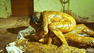 Couple fucks on a farm