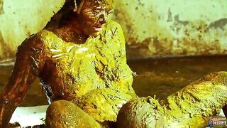 Couple fucks on a farm