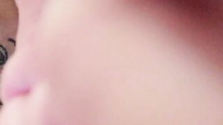 Stunning big ass brunette with sexy tattoos pooping