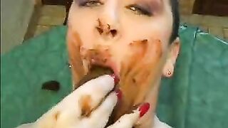 Big boobs milf in hot scat fuck