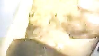 Woman fucks a sandwich full of shit