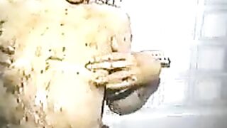 Woman fucks a sandwich full of shit