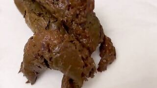 Amateur lady and lovely shit