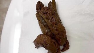 Amateur lady and lovely shit