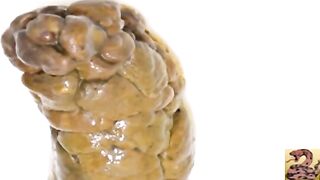 Amateur lovely ass babe and huge turd