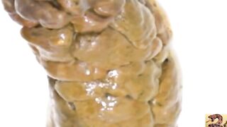 Amateur lovely ass babe and huge turd