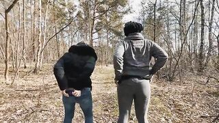 Friends Poop In The Woods