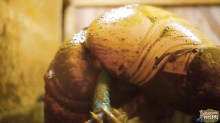 Rada Brewer Filling my swimsuit with cowshit