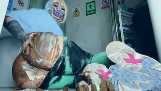 Nice lovely ass covered in shit