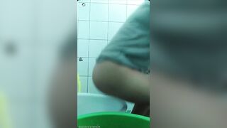 Cute round ass nurse drooping shit
