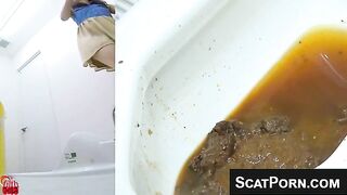 Women DestroyTheToilets With Their Messy Scat On Webcam