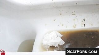 Women DestroyTheToilets With Their Messy Scat On Webcam