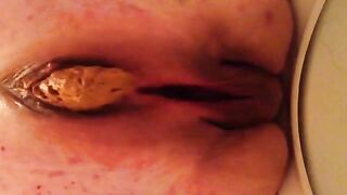 Nice looking bbw mature lady shitting at work